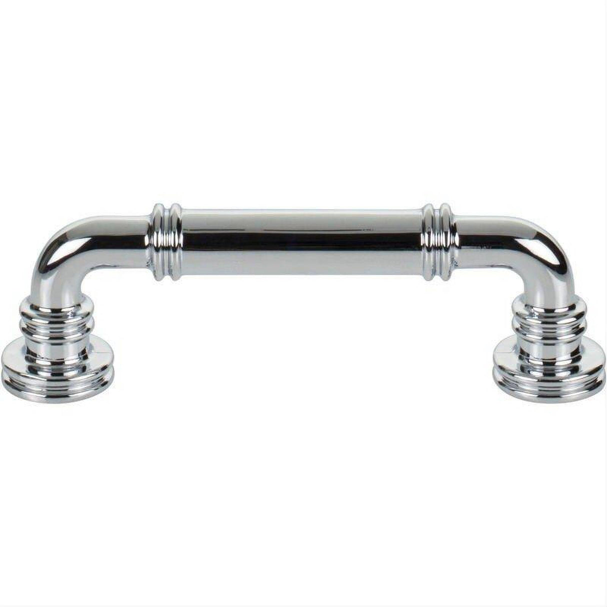Top Knobs TK3141PC TK3141 Cranford Cabinet Pull 3 3/4 Inch (c-c) Polished Chrome