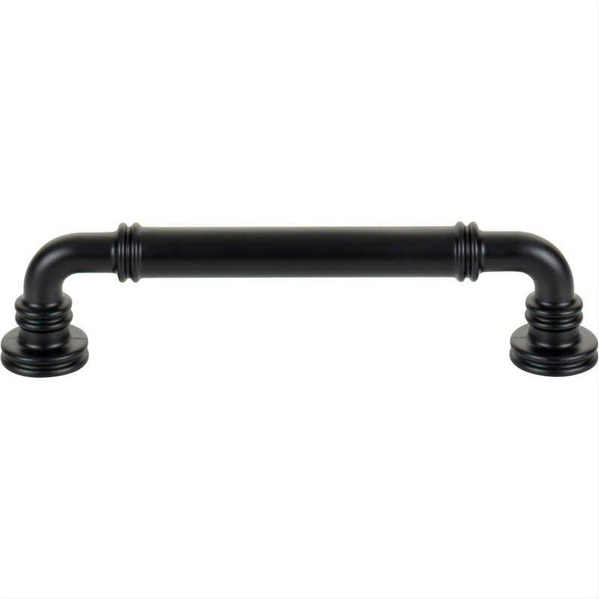 Top Knobs TK3142BLK TK3142 Cranford Cabinet Pull 5 1/16 Inch (c-c) Flat Black