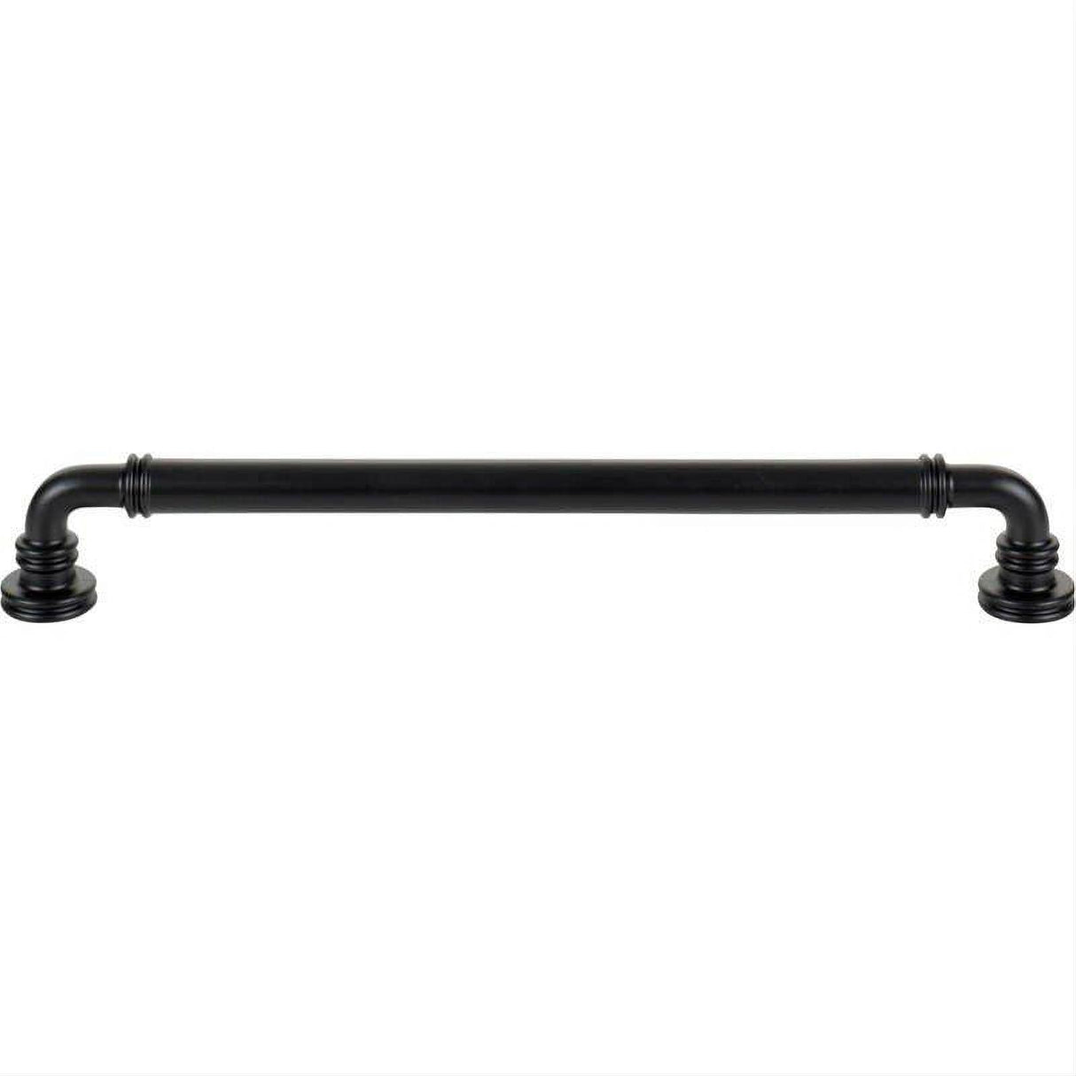 Top Knobs TK3145BLK TK3145 Cranford Cabinet Pull 8 13/16 Inch (c-c) Flat Black