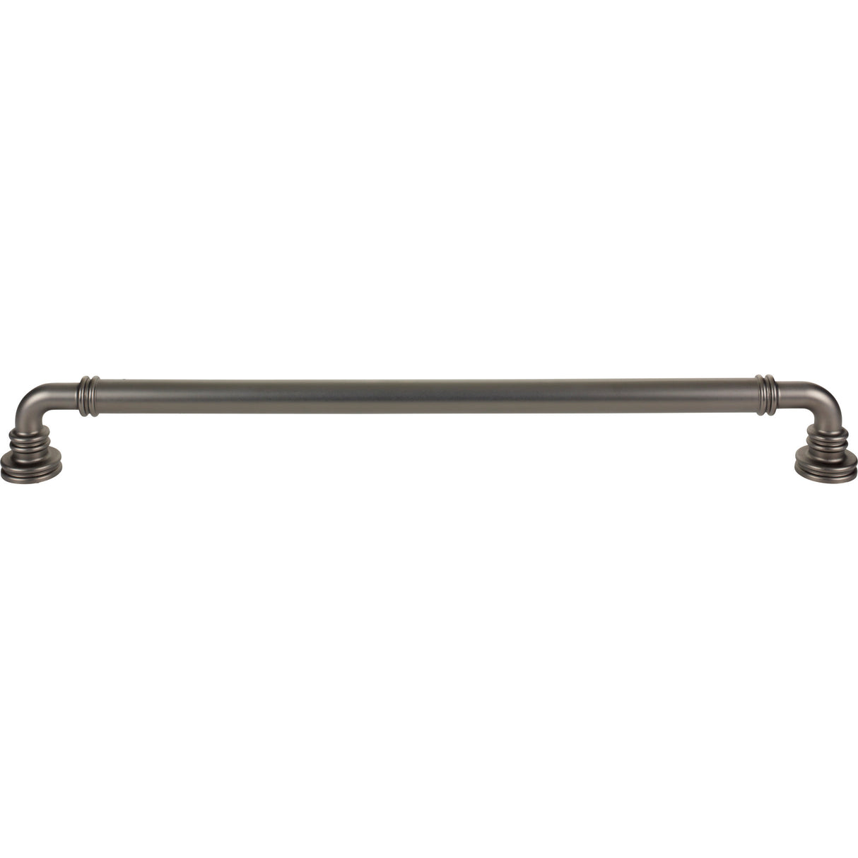 Top Knobs TK3148AG Cranford 18" Center to Center Appliance Pull Ash Gray