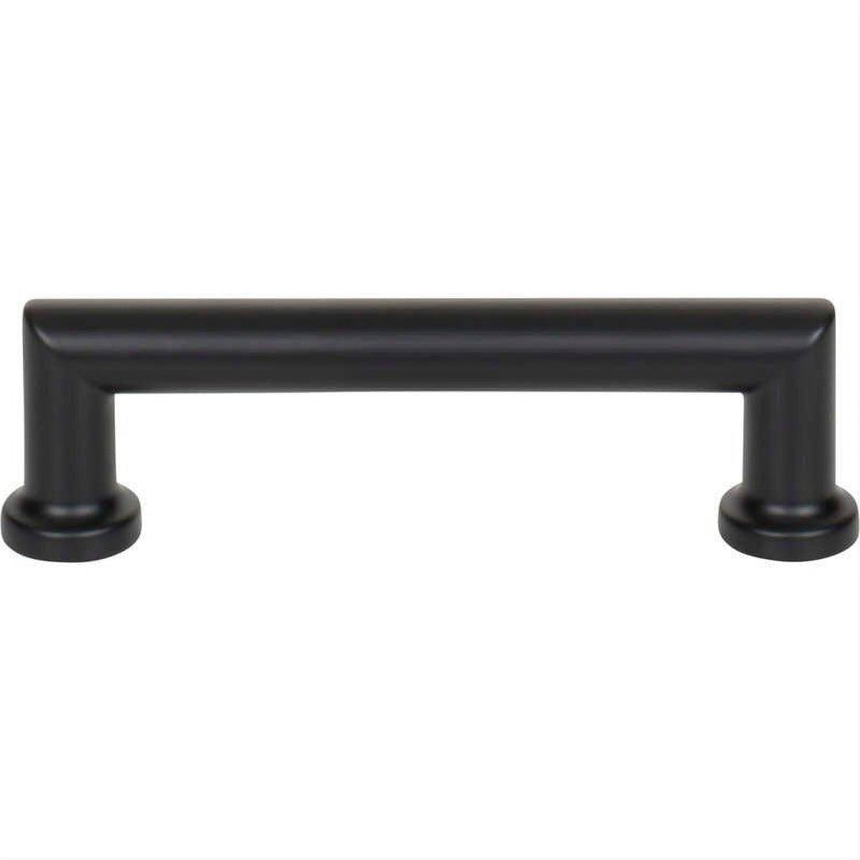 Top Knobs TK3151BLK TK3151 Morris Cabinet Pull 3 3/4 Inch (c-c) Flat Black