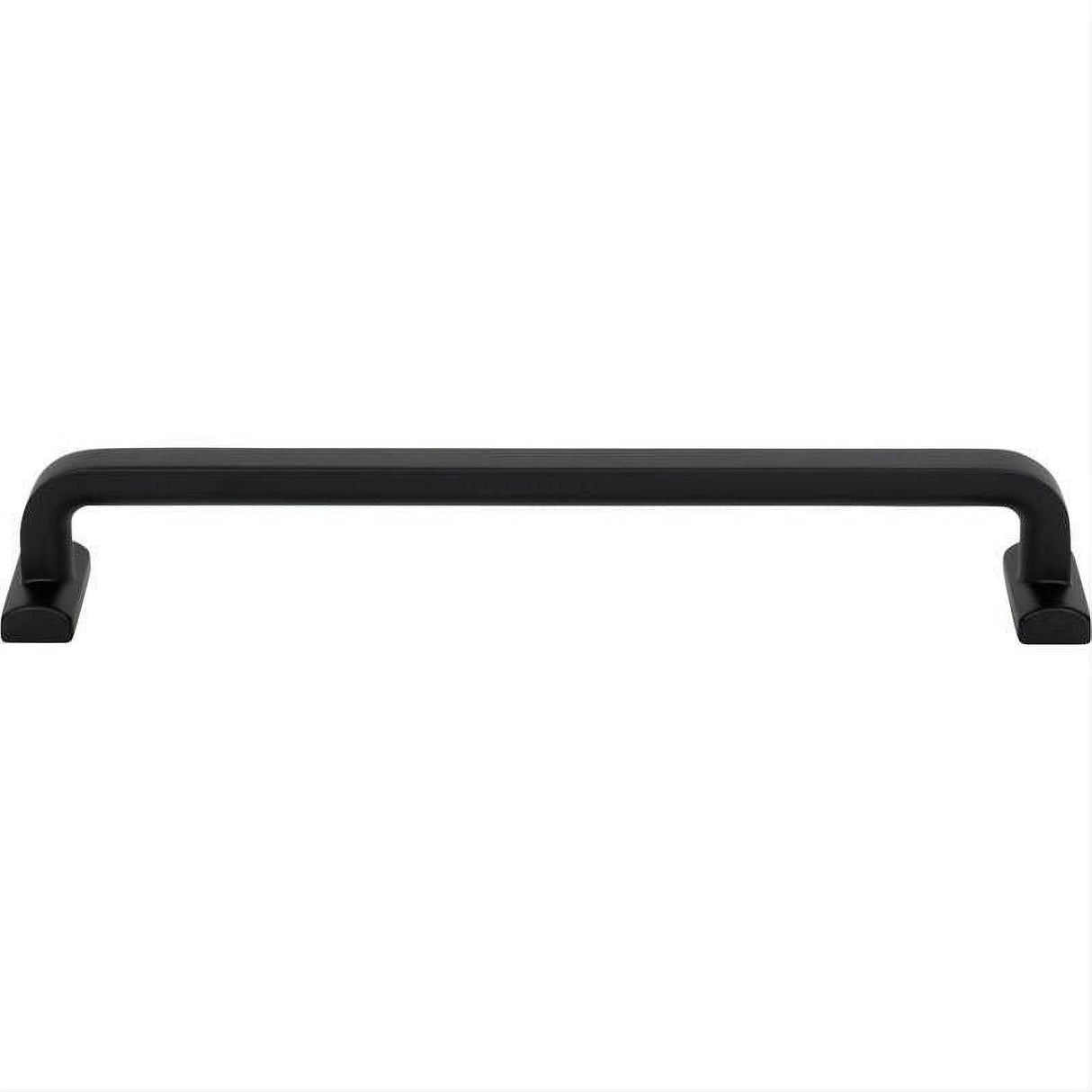 Top Knobs TK3165BLK TK3165 Harrison Cabinet Pull 7 9/16 Inch (c-c) Flat Black