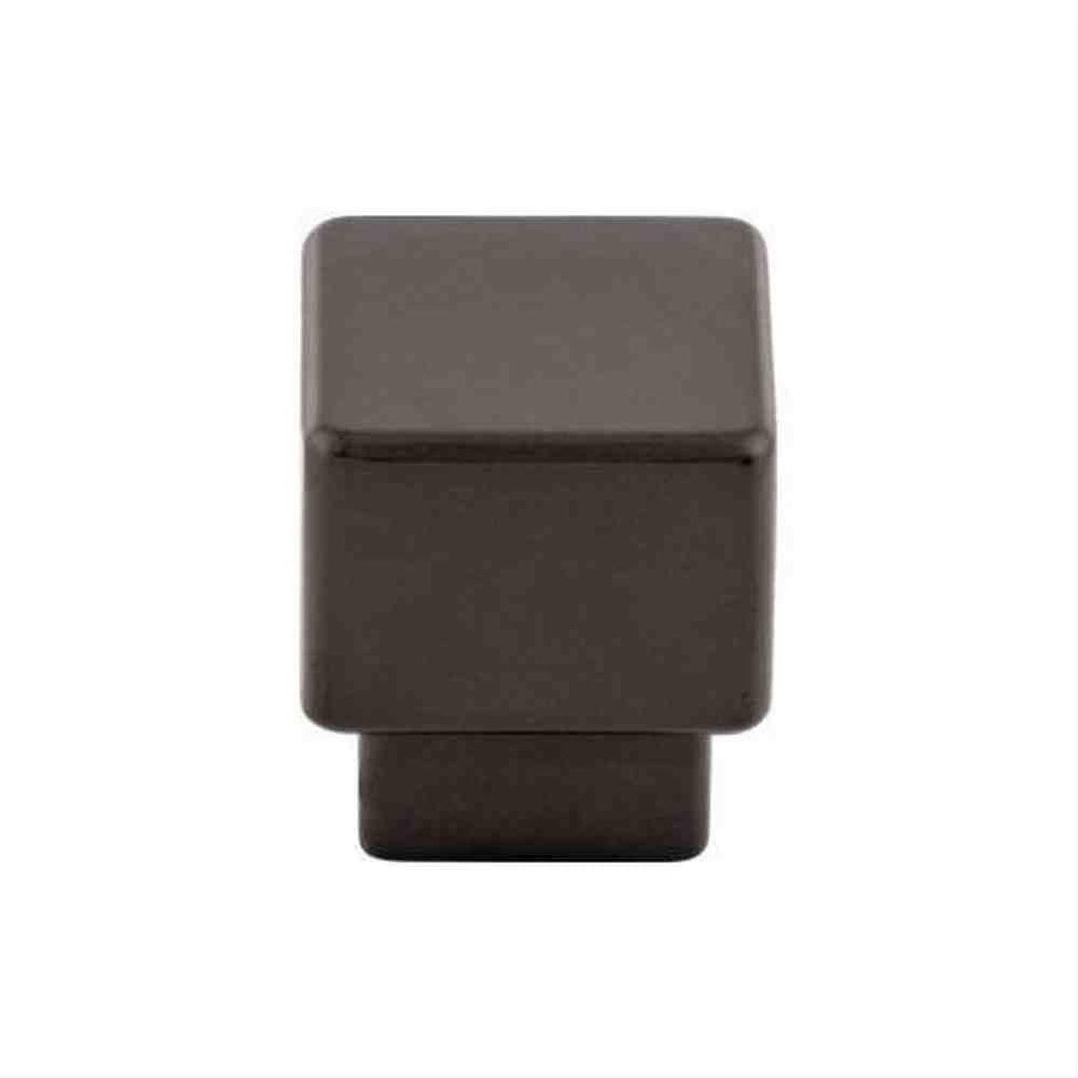 Top Knobs TK31AG TK31 Tapered Small Square Cabinet Knob 3/4" Ash Gray