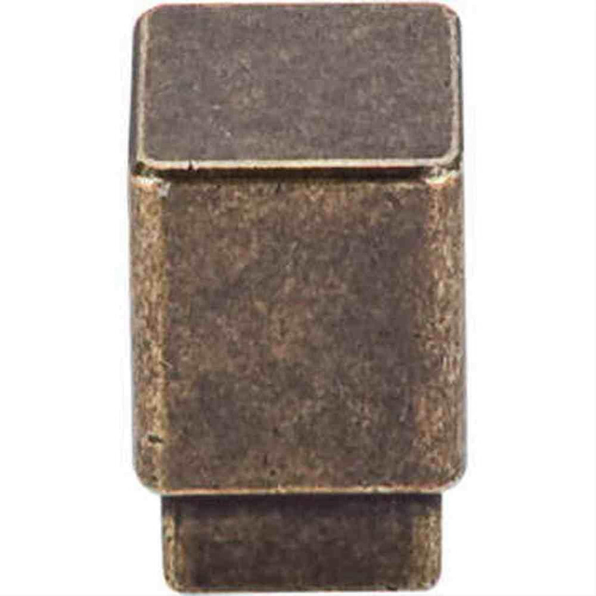 Top Knobs TK31GBZ TK31 Tapered Small Square Cabinet Knob 3/4" German Bronze