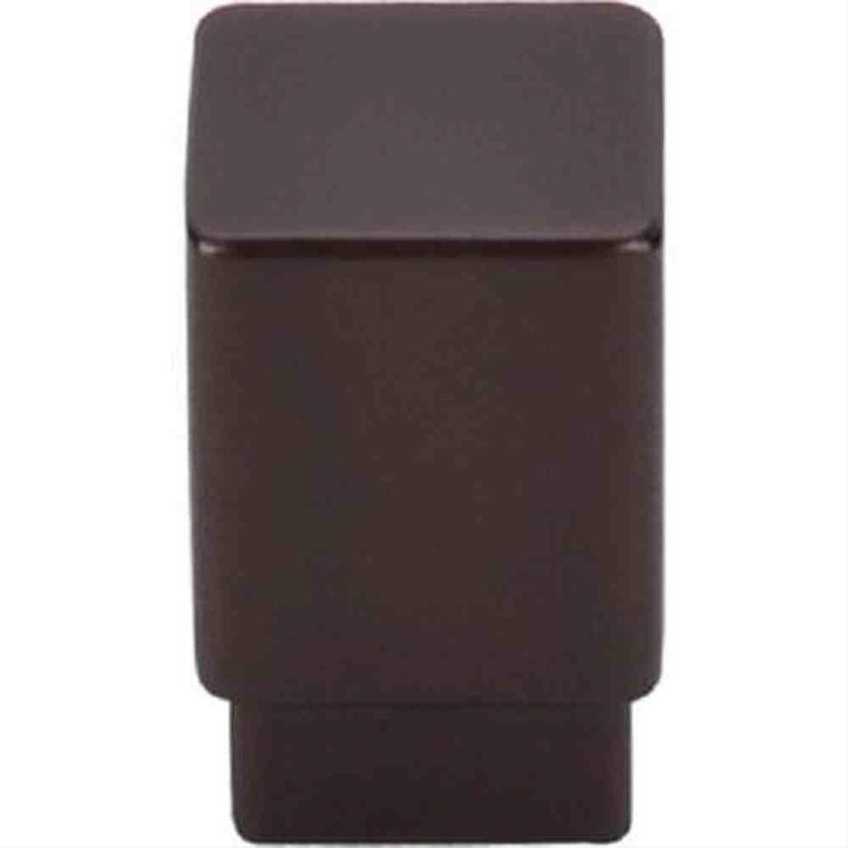 Top Knobs TK31ORB TK31 Tapered Small Square Cabinet Knob 3/4" Oil Rubbed Bronze