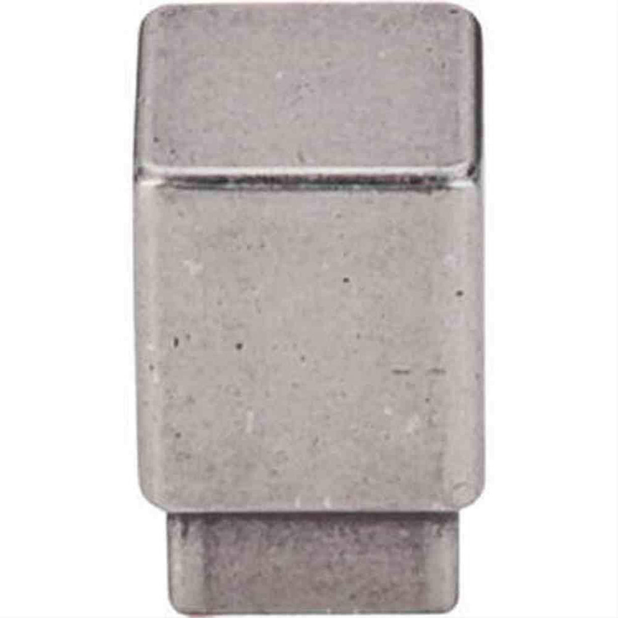 Top Knobs TK31PTA TK31 Tapered Small Square Cabinet Knob 3/4" Pewter Antique
