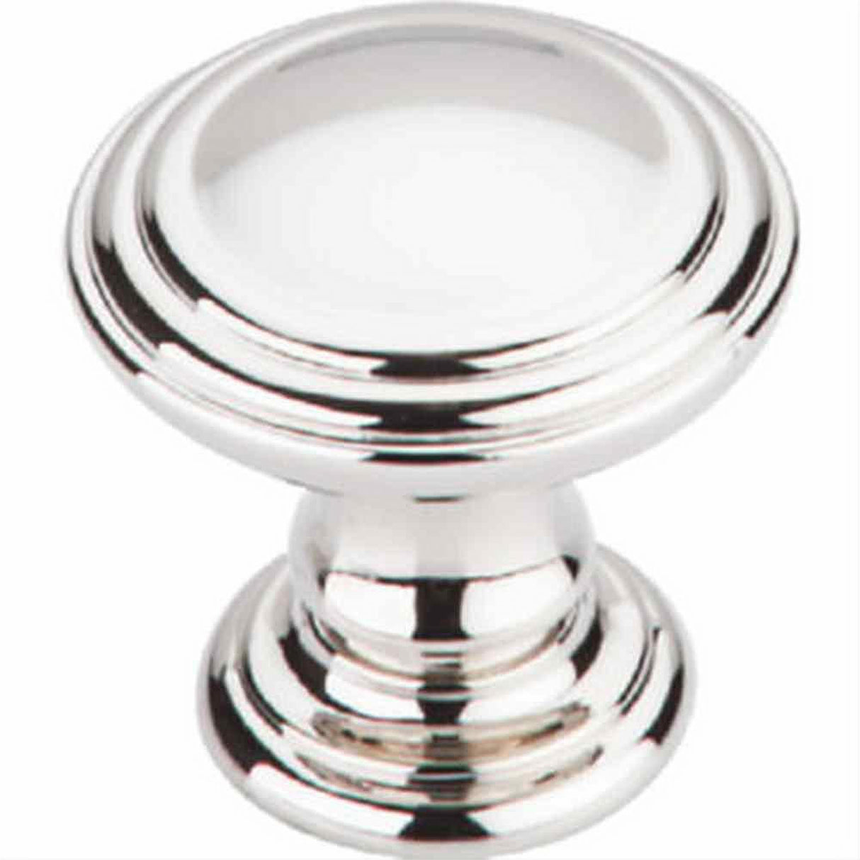 Top Knobs TK320PN TK320 Reeded 1-1/4" Cabinet Knob Polished Nickel