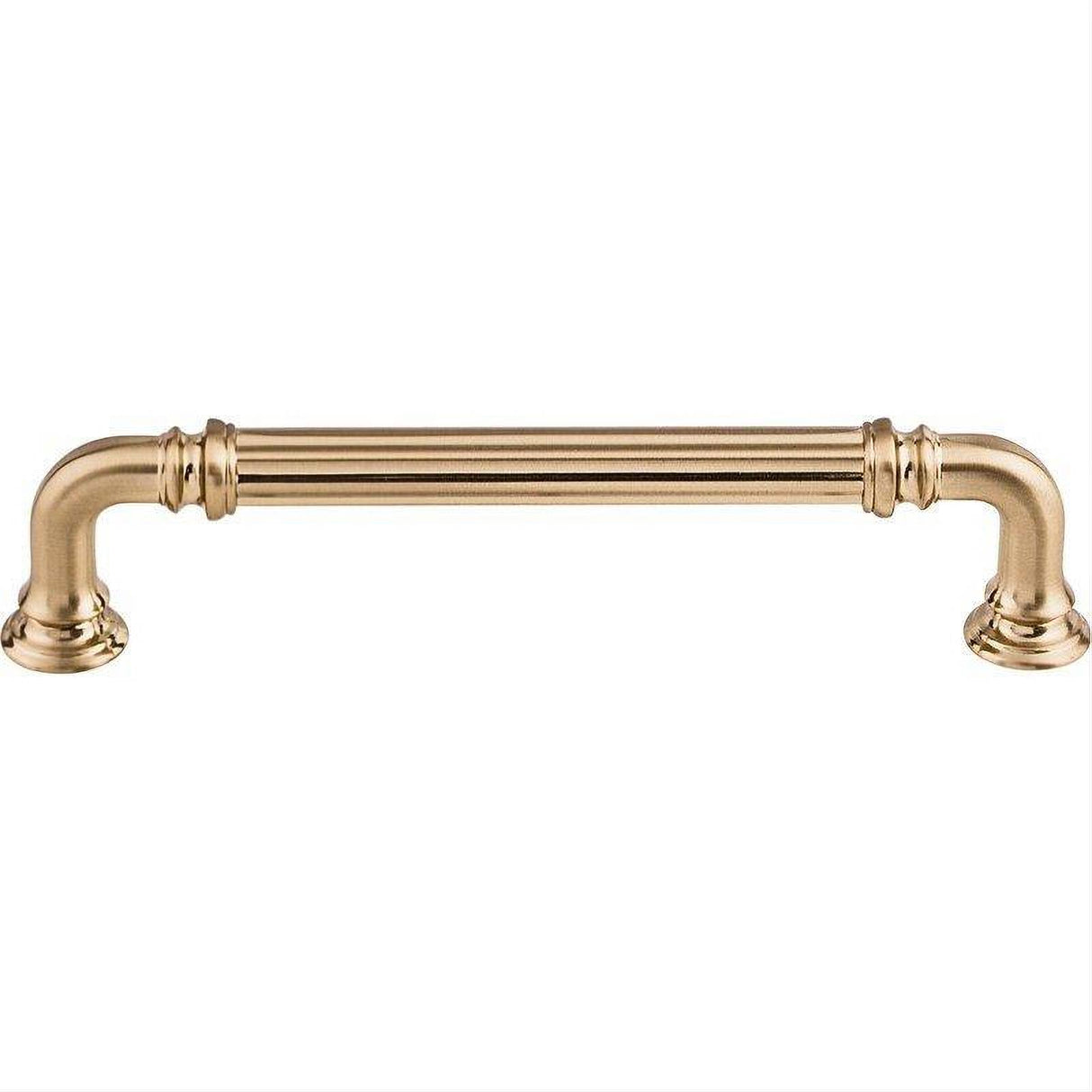 Top Knobs TK323HB TK323 Reeded 5" Center to Center Bar Pull Honey Bronze
