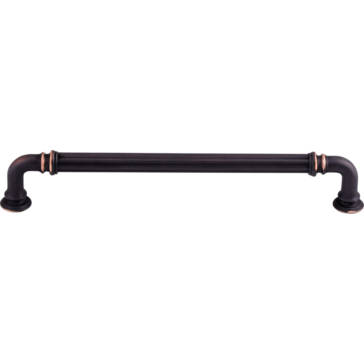 Top Knobs TK324 Reeded 7" Center to Center Bar Pull