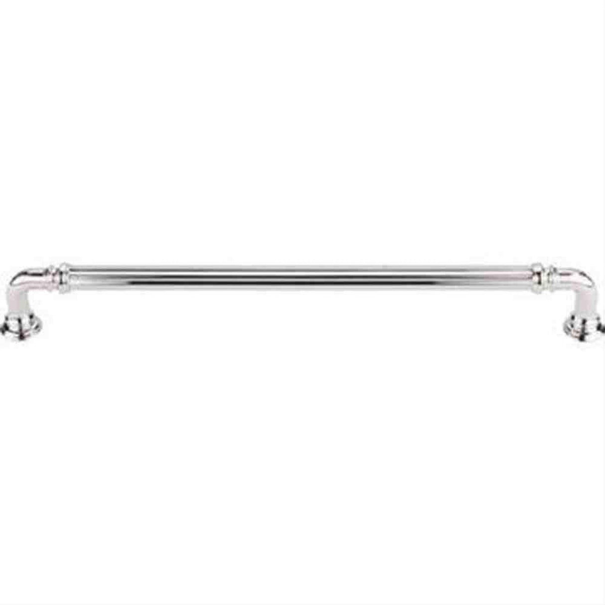 Top Knobs TK325PN TK325 Reeded Cabinet Pull 9" Center to Center Polished Nickel