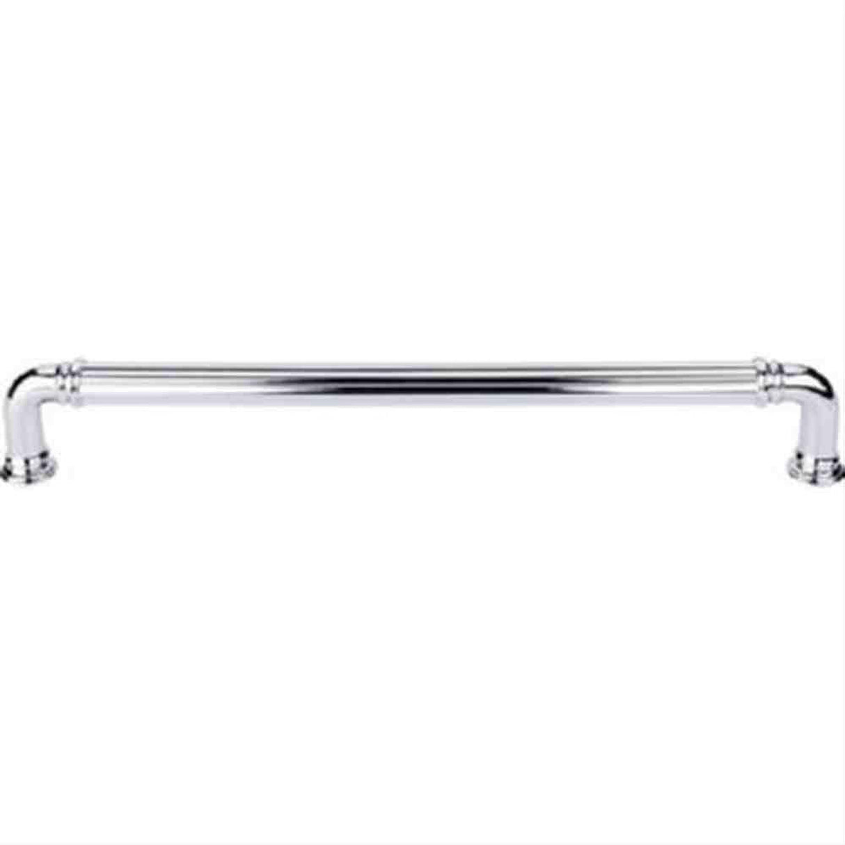 Top Knobs TK327PC TK327 Reeded Cabinet Pull / Appliance Pull 12" Center to Center Polished Chrome