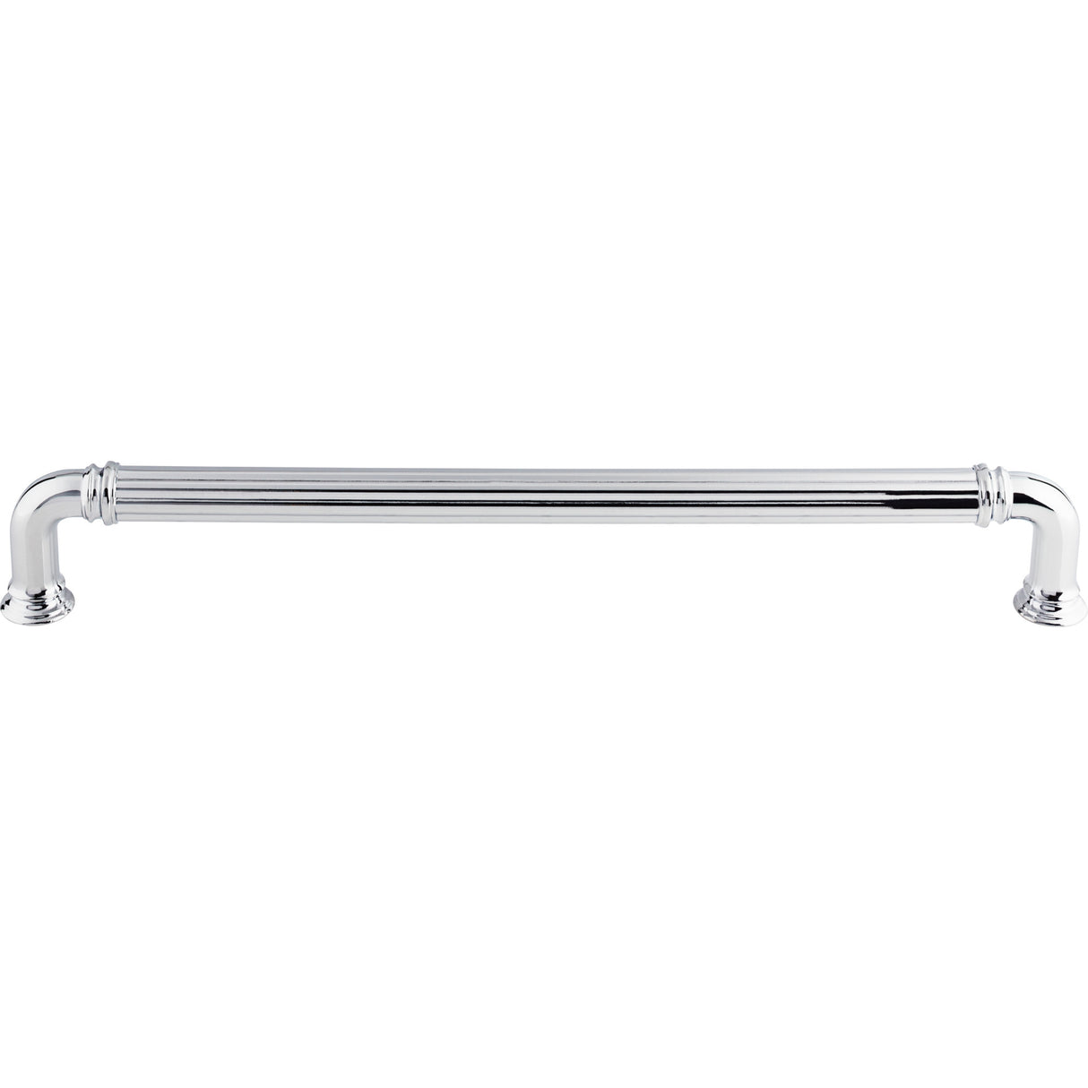 Top Knobs TK328 Reeded 18" Center to Center Cabinet Pull / Appliance Pull