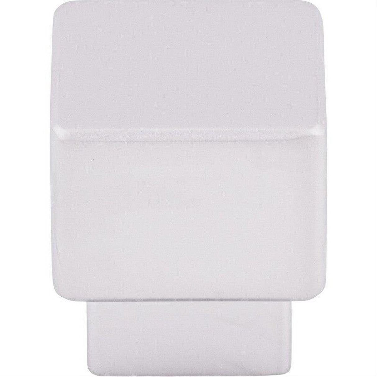 Top Knobs TK32ALU TK32 Tapered 1" Length Square Cabinet Knob Aluminum