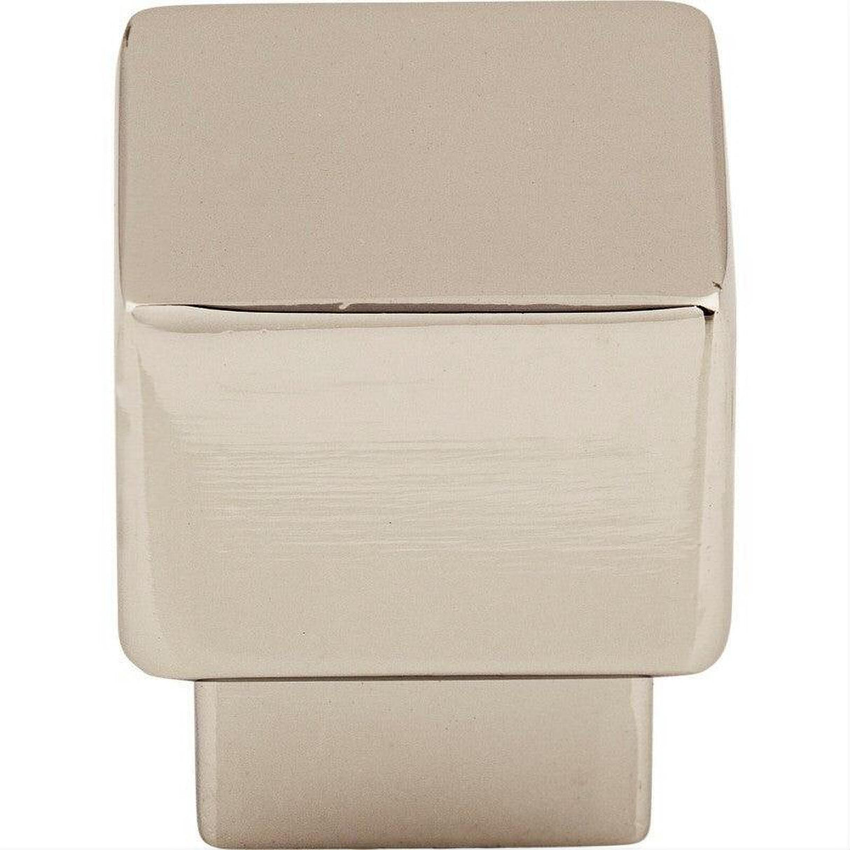 Top Knobs TK32PN TK32 Tapered 1" Length Square Cabinet Knob Polished Nickel