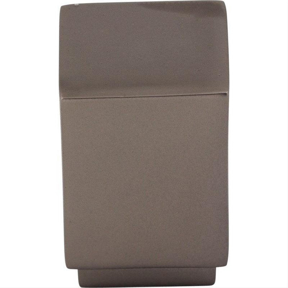 Top Knobs TK33AG TK33 Linear 3/4" Length Square Cabinet Knob Ash Gray