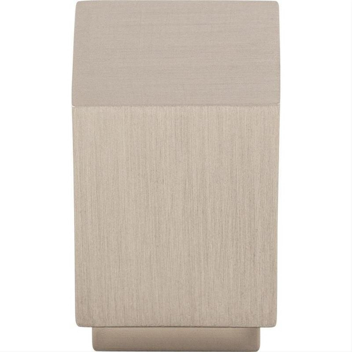 Top Knobs TK33BSN TK33 Linear 3/4" Length Square Cabinet Knob Brushed Satin Nickel