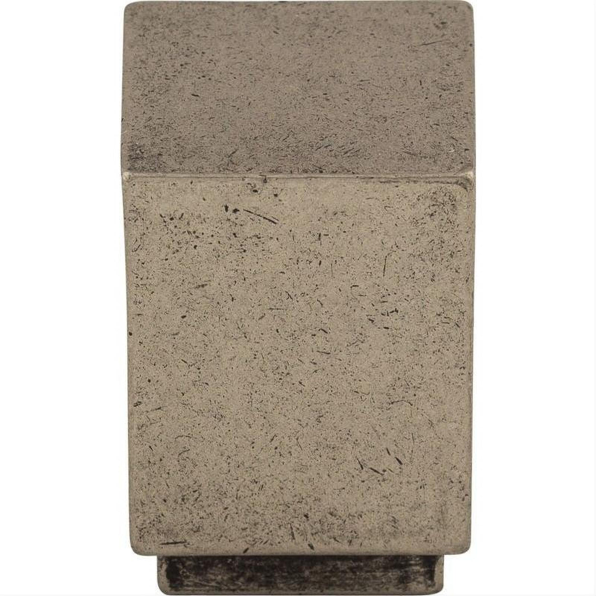 Top Knobs TK33PTA TK33 Linear 3/4" Length Square Cabinet Knob Pewter Antique