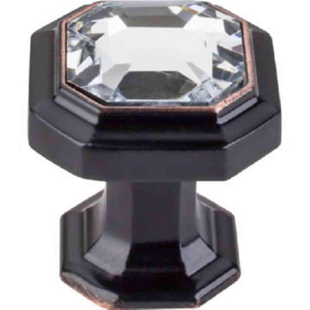 Top Knobs TK390TB TK390 Crystal Emerald 1-1/8" Cabinet Knob Tuscan Bronze