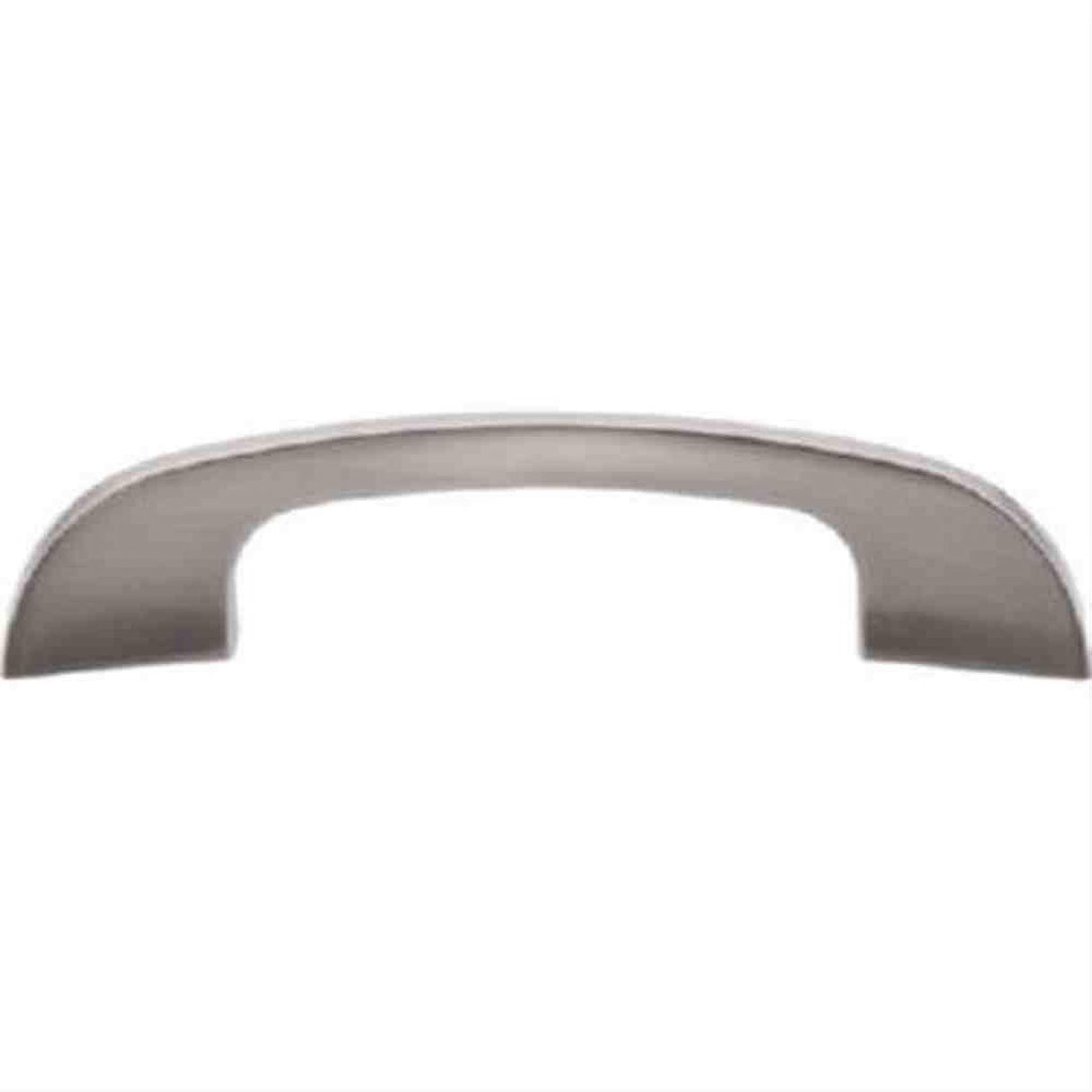 Top Knobs TK41BSN TK41 Curved Tidal Cabinet Pull 4" Center to Center Brushed Satin Nickel
