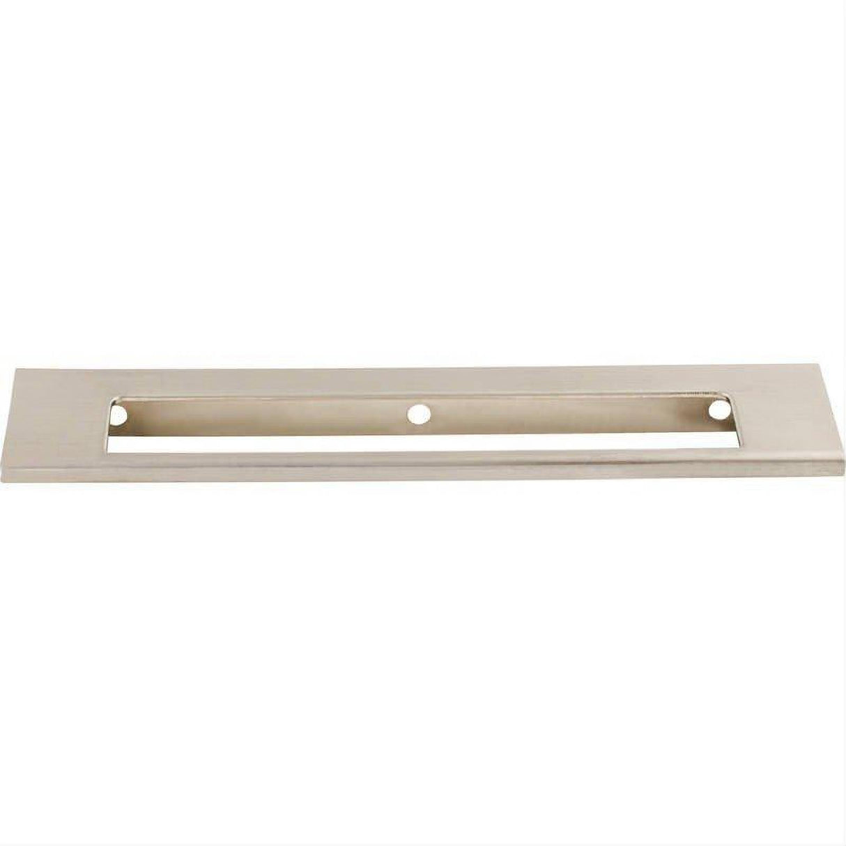 Top Knobs TK522BSN TK522 Europa Cut Out 6" Center to Center Finger Pull Brushed Satin Nickel