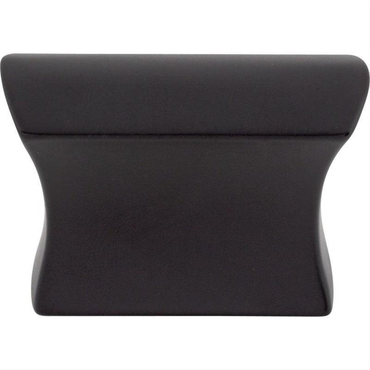 Top Knobs TK551BLK TK551 Glacier 1 1/2" Length Rectangle Cabinet Knob Flat Black
