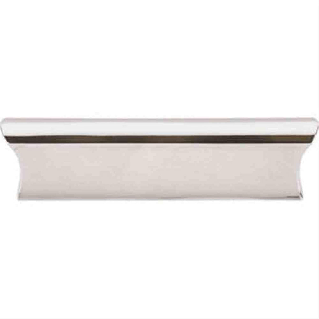 Top Knobs TK553PN TK553 Glacier Cabinet Pull 3" Center to Center Polished Nickel