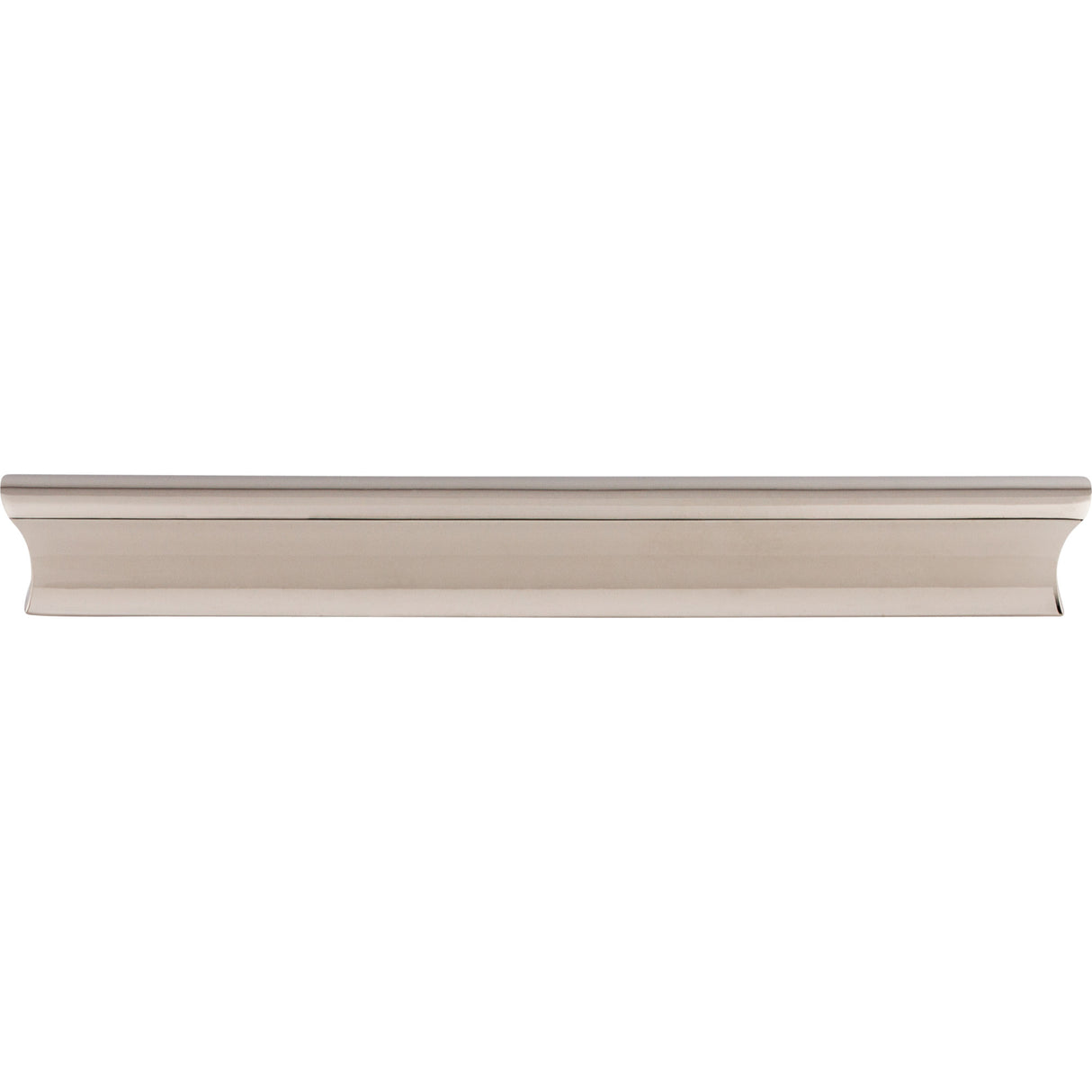Top Knobs TK555 Glacier 6" Center to Center Finger Pull