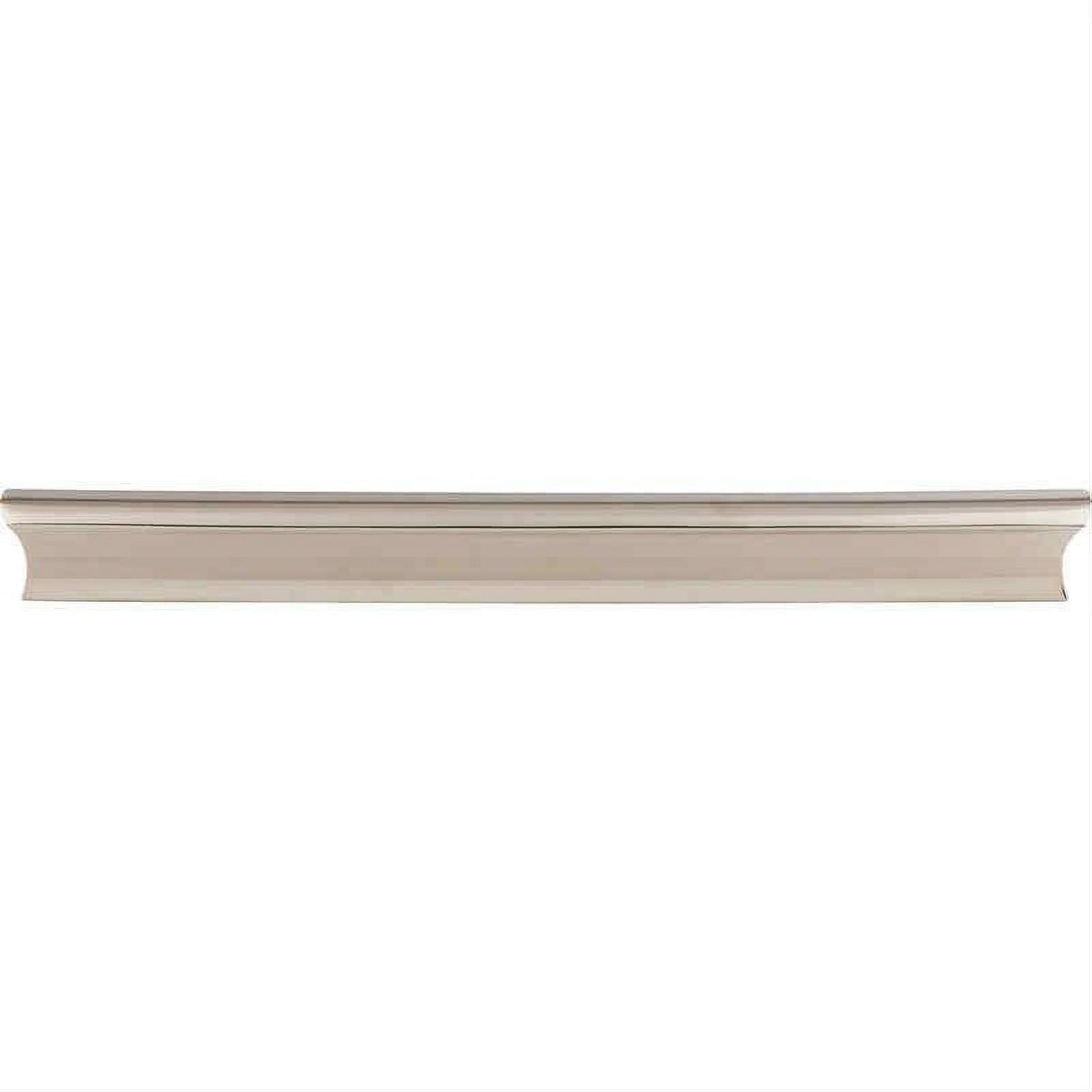 Top Knobs TK556PN TK556 Glacier 8" Center to Center Finger Pull Polished Nickel