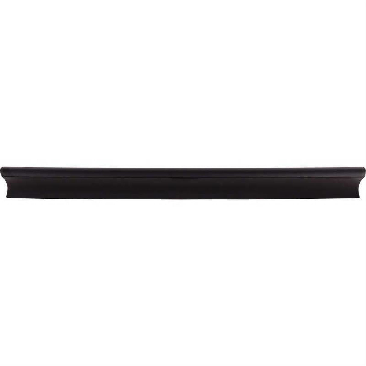 Top Knobs TK557BLK TK557 Glacier 9 15/16" Center to Center Finger Pull Flat Black