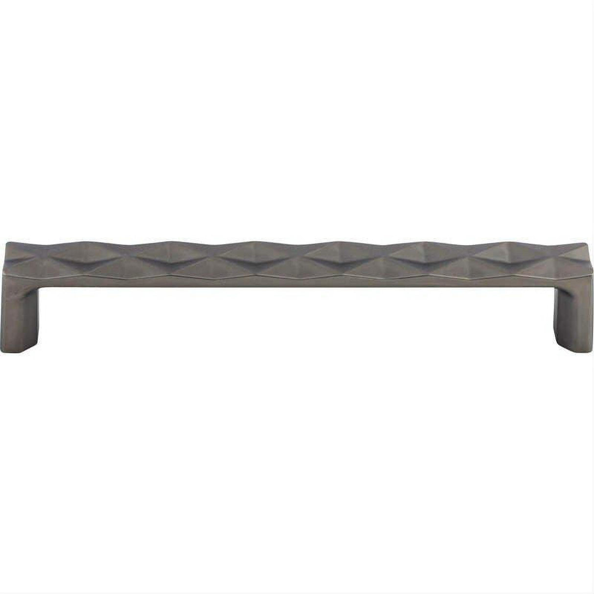 Top Knobs TK563AG TK563 Quilted 6 5/16" Center to Center Bar Pull Ash Gray