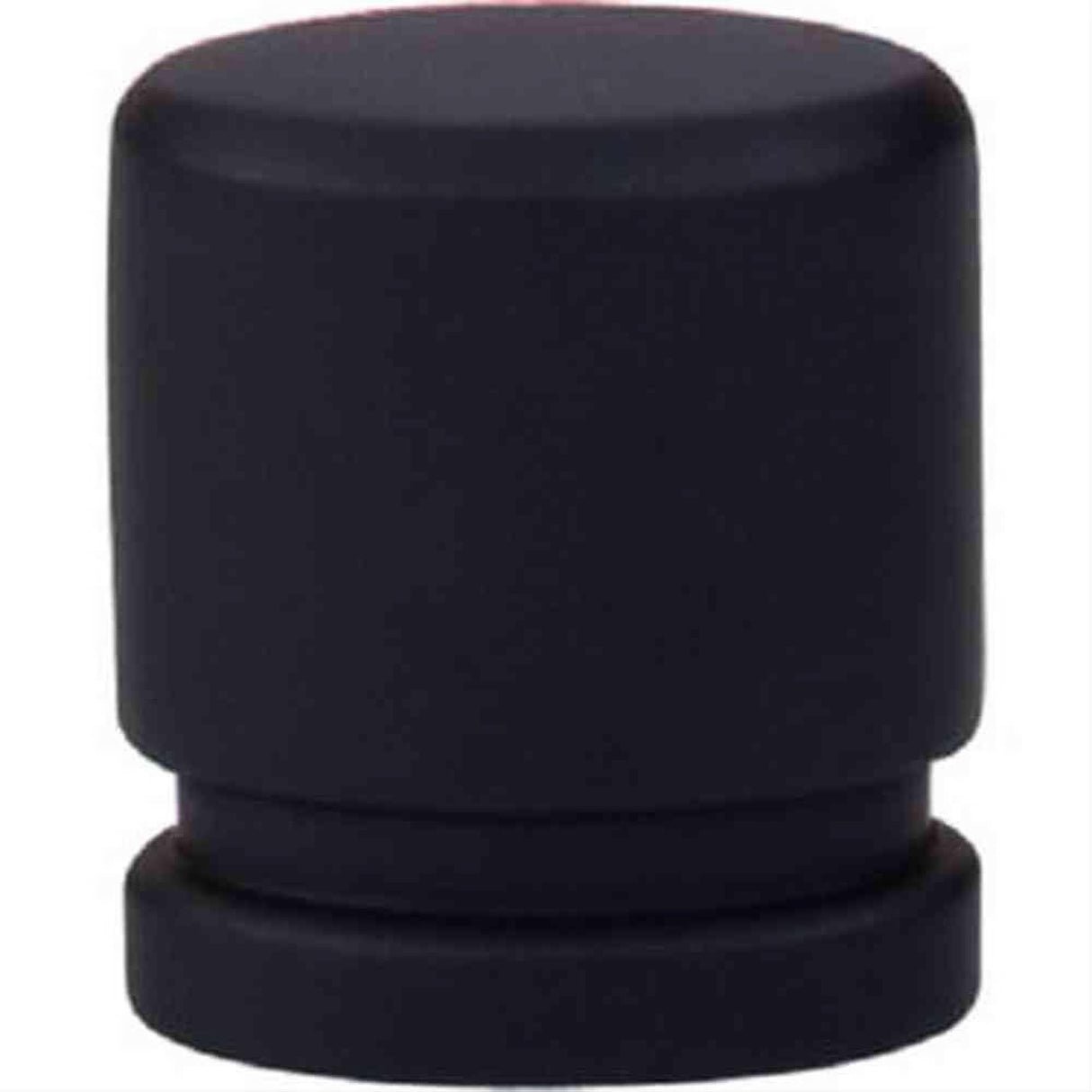 Top Knobs TK57BLK TK57 Oval Small Cabinet Knob 1" Flat Black