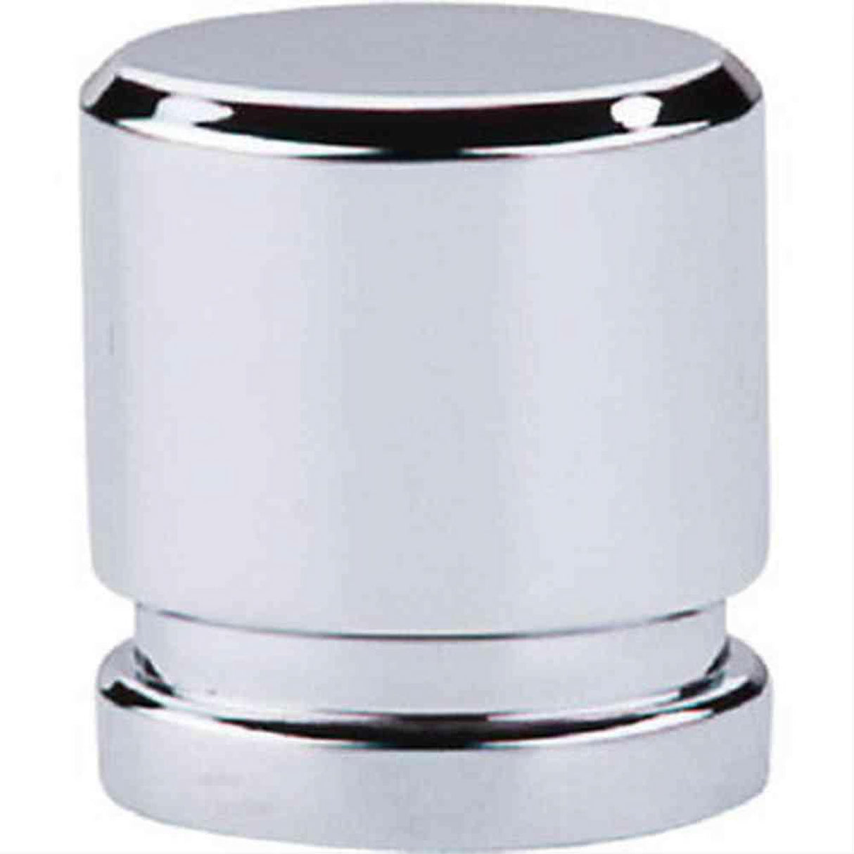 Top Knobs TK57PC TK57 Oval Small Cabinet Knob 1" Polished Chrome
