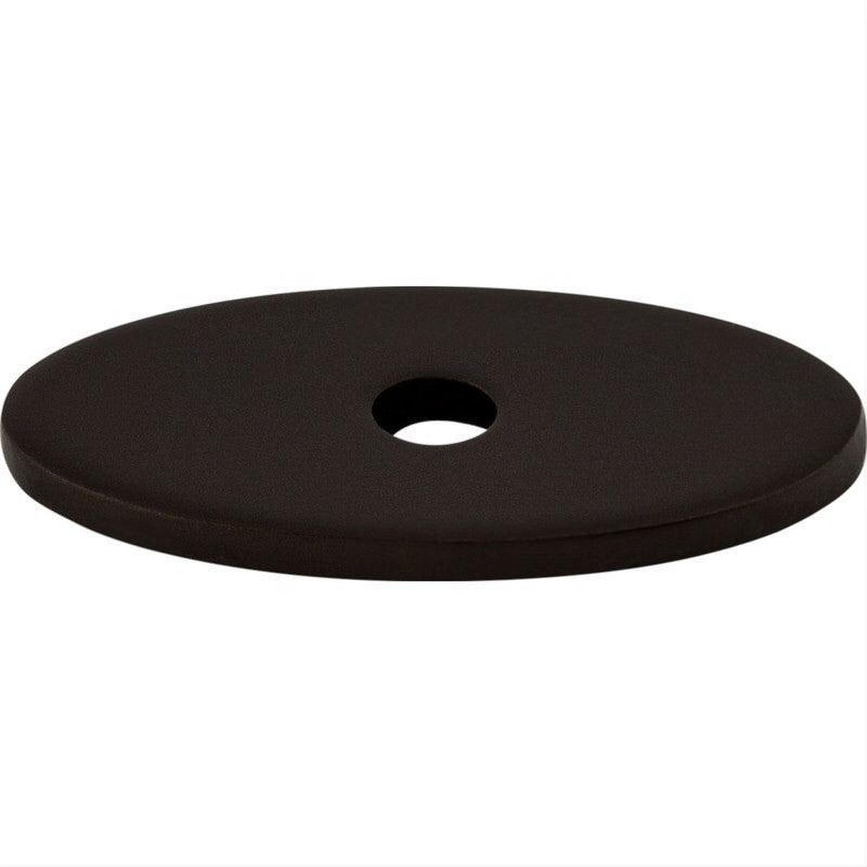 Top Knobs TK58ORB TK58 Oval 1 1/4" Knob Backplate Oil Rubbed Bronze