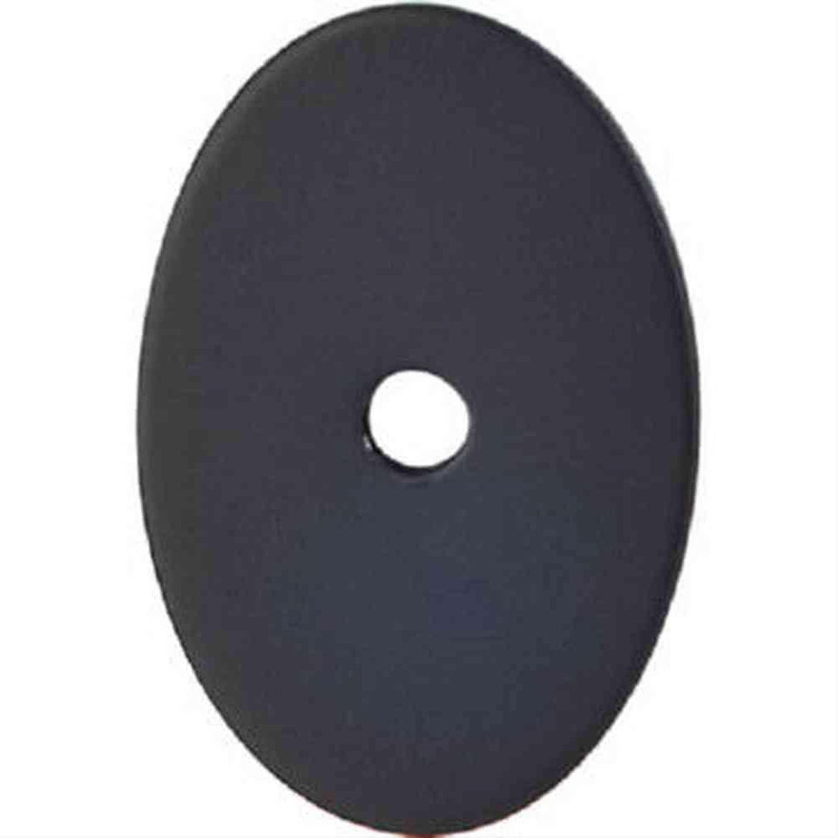 Top Knobs TK60BLK TK60 Oval Medium Backplate 1-1/2" Flat Black