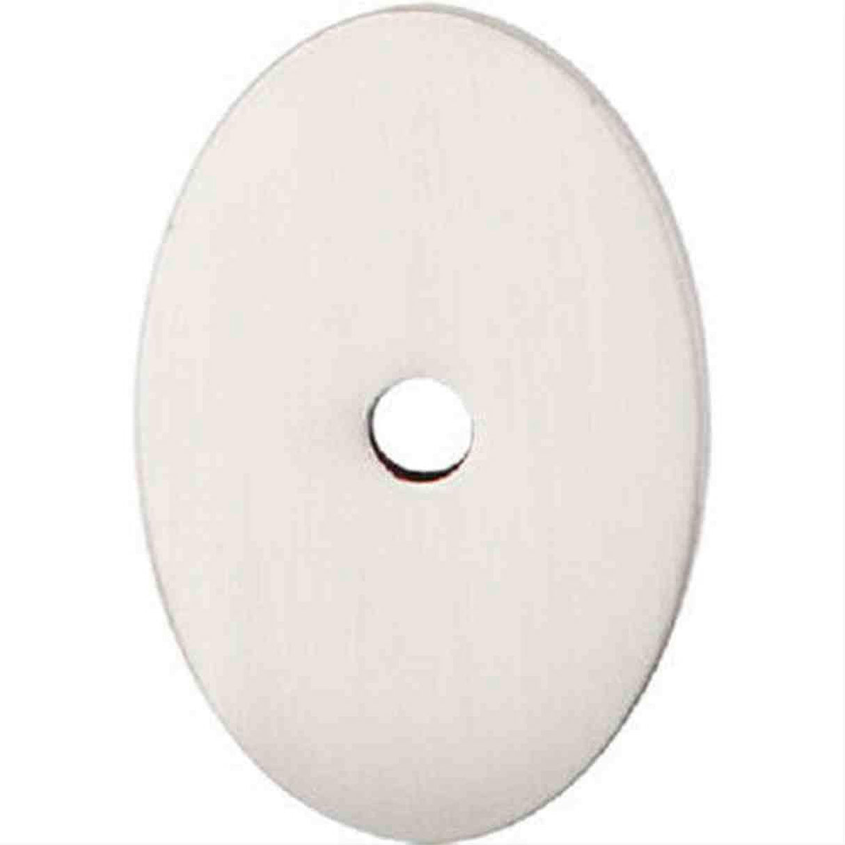 Top Knobs TK60BSN TK60 Oval Medium Backplate 1-1/2" Brushed Satin Nickel
