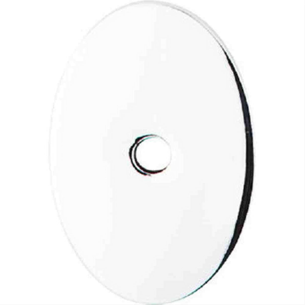 Top Knobs TK60PC TK60 Oval Medium Backplate 1-1/2" Polished Chrome
