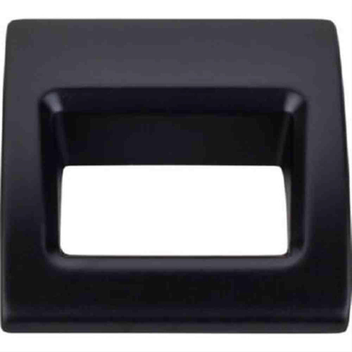Top Knobs TK615BLK TK615 Tango Small Finger Cabinet Pull 1-1/8" Flat Black
