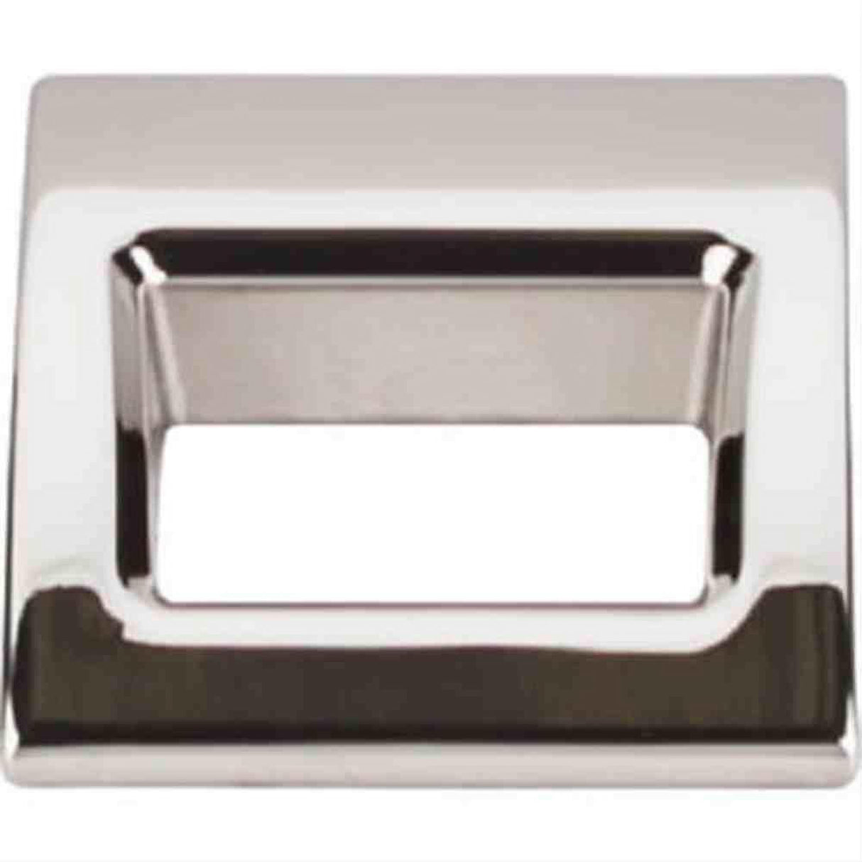 Top Knobs TK615PN TK615 Tango Small Finger Cabinet Pull 1-1/8" Polished Nickel