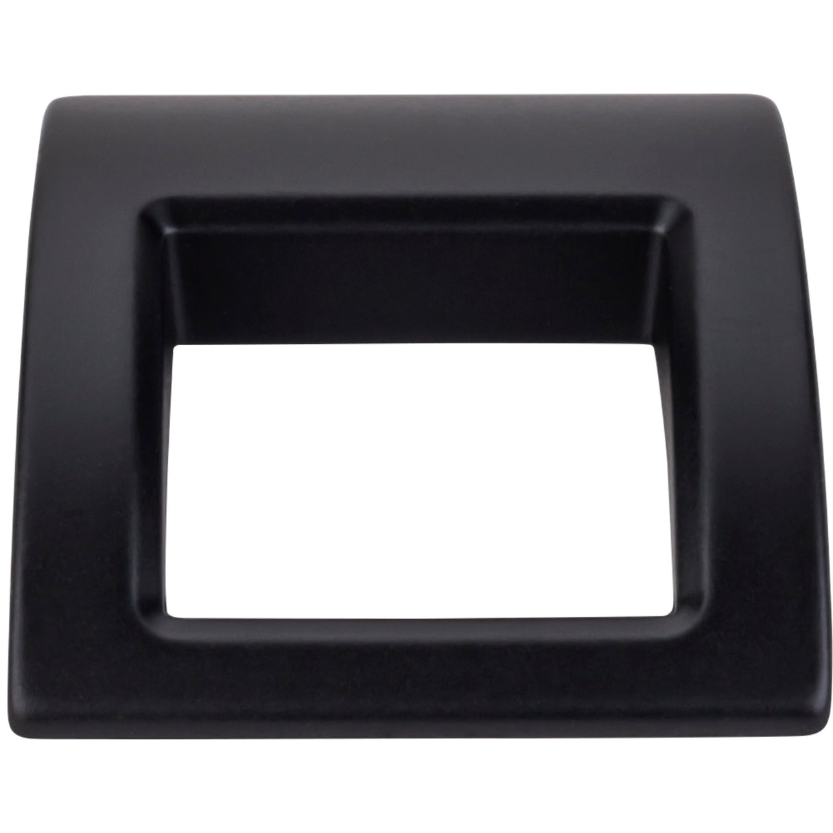Top Knobs TK616BLK Tango Center to Center Finger Pull Flat Black