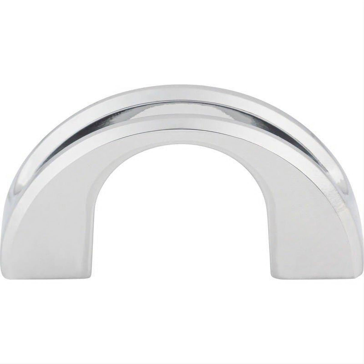 Top Knobs TK617PC TK617 Tango U 1 1/4" Center to Center Finger Pull Polished Chrome