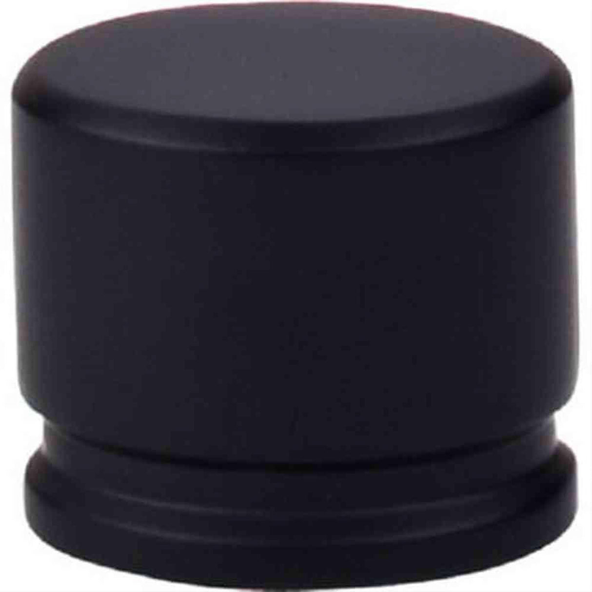 Top Knobs TK61BLK TK61 Oval Large Cabinet Knob 1-3/8" Flat Black