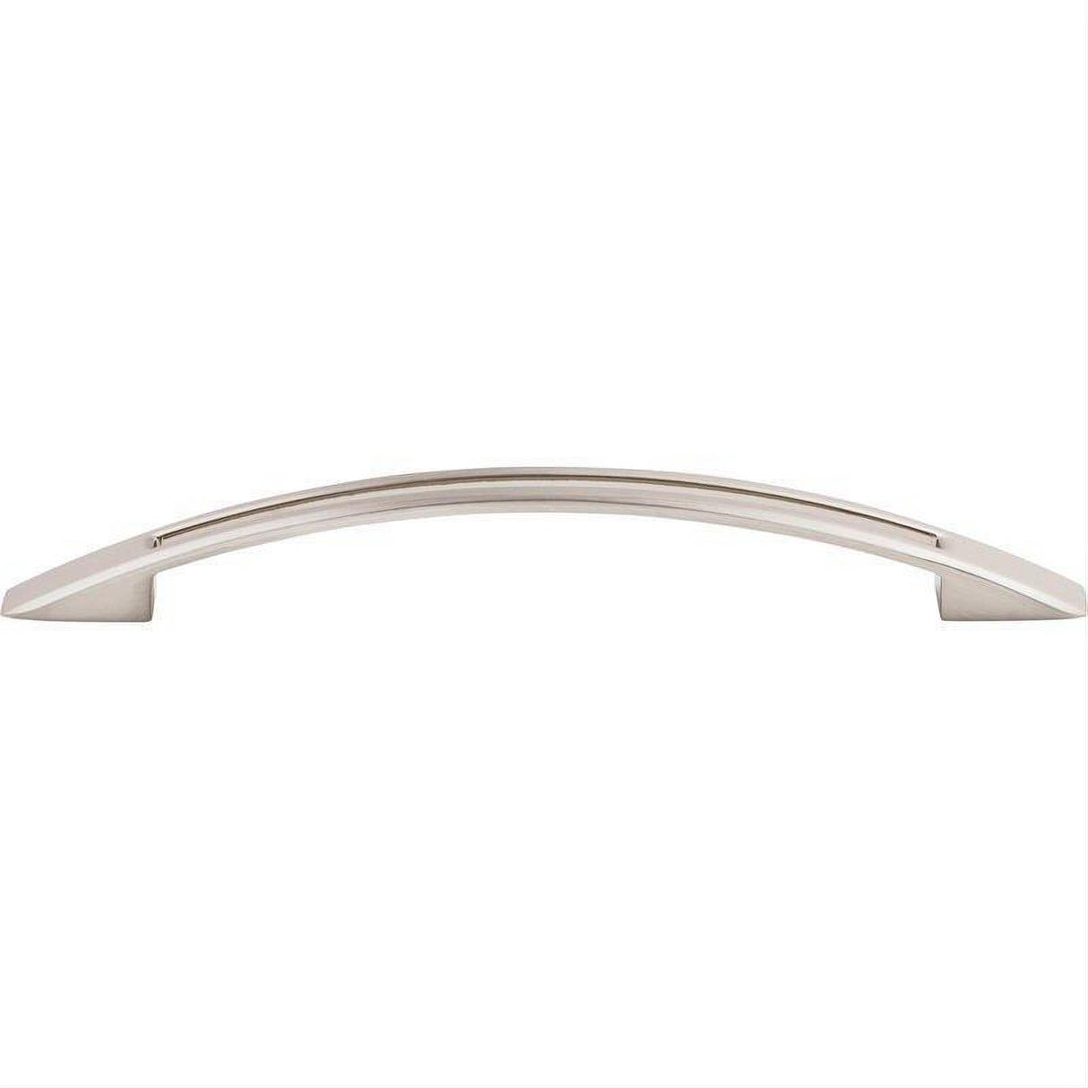 Top Knobs TK620BSN TK620 Tango Cut Out 6 5/16" Center to Center Arched Cabinet Pull Brushed Satin Nickel