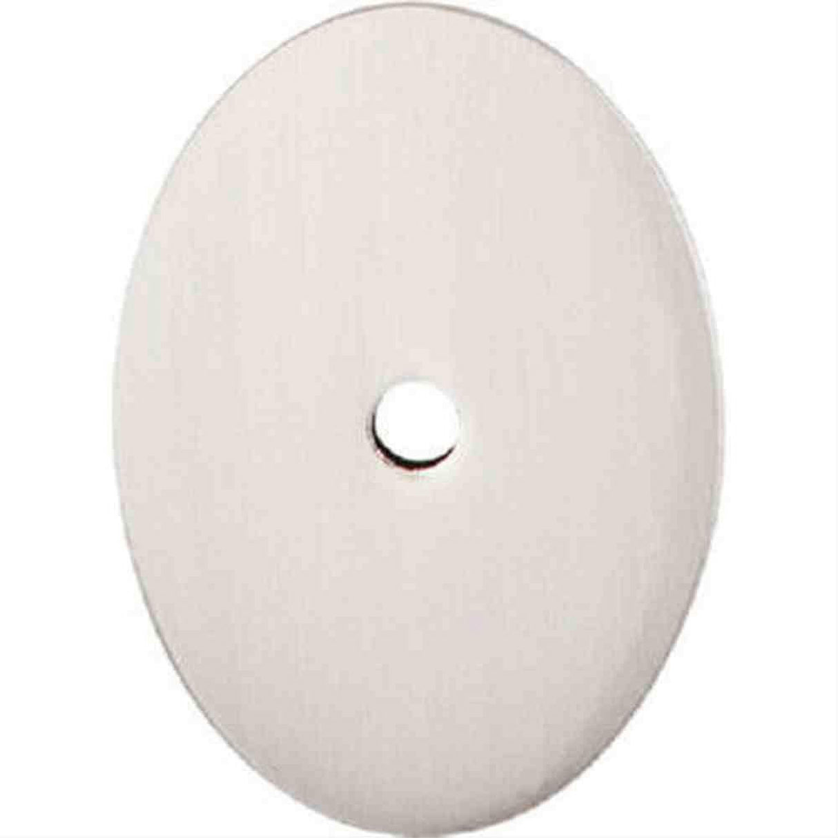 Top Knobs TK62BSN TK62 Oval Large Backplate 1-3/4" Brushed Satin Nickel