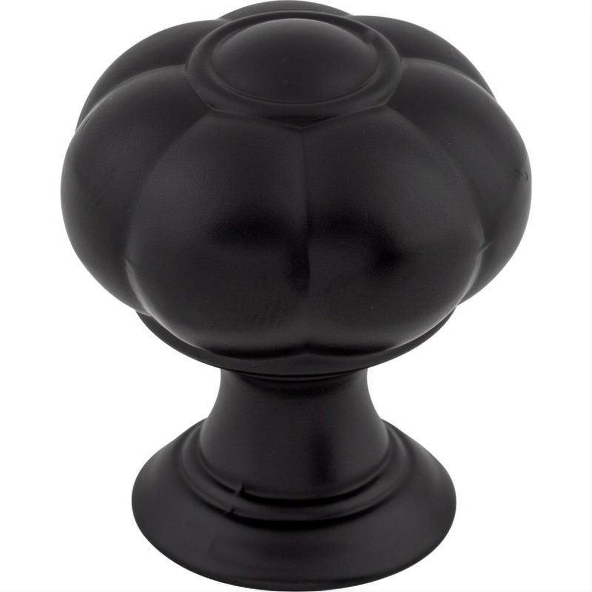 Top Knobs TK691BLK TK691 Allington 1 1/4" Diameter Mushroom Cabinet Knob Flat Black