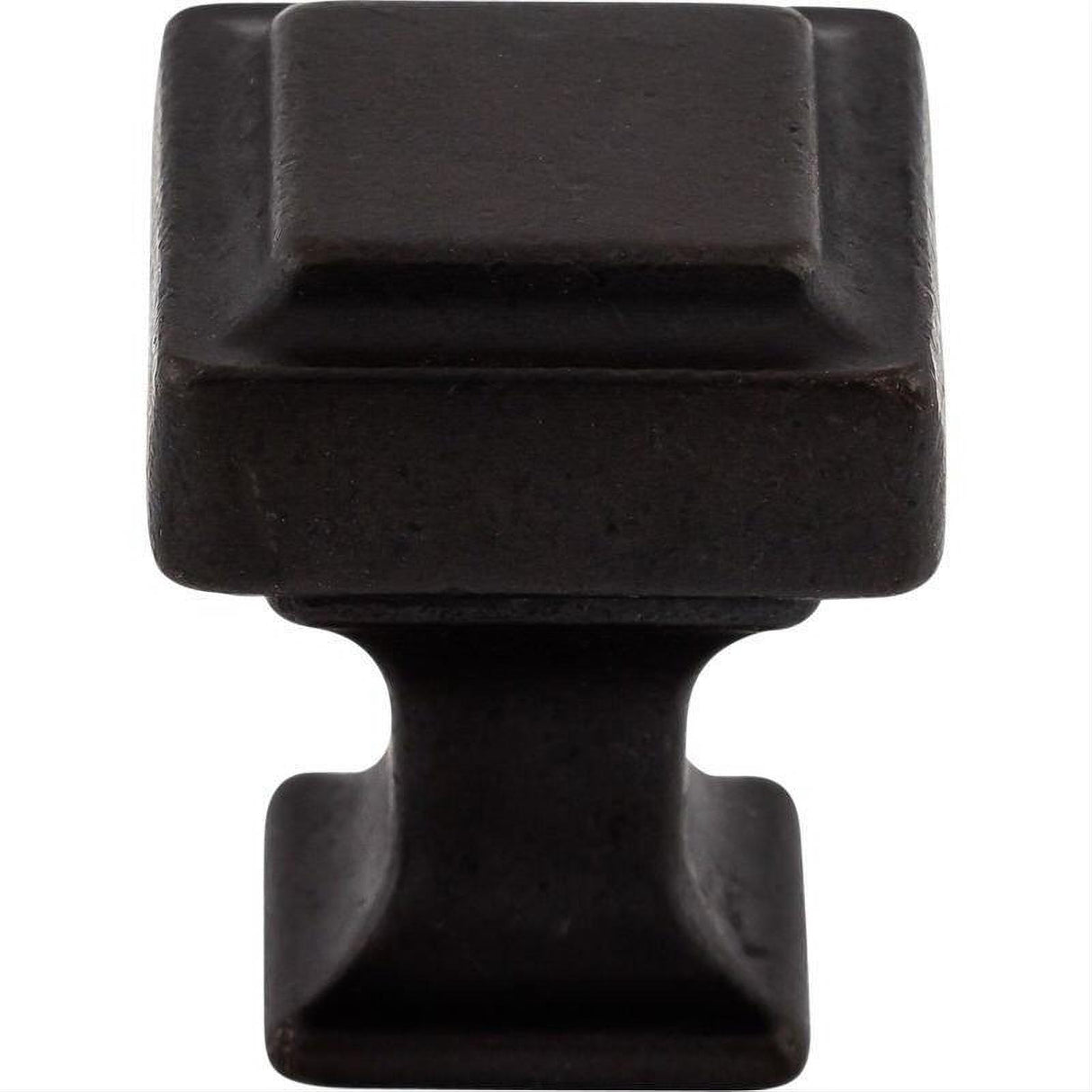 Top Knobs TK700SAB TK700 Ascendra 1" Length Square Cabinet Knob Sable