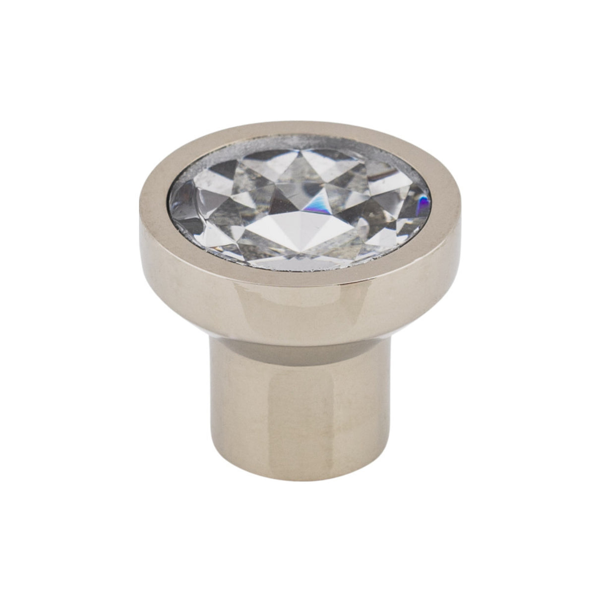 Top Knobs TK735 Wentworth Crystal 13/16" Diameter Mushroom Cabinet Knob