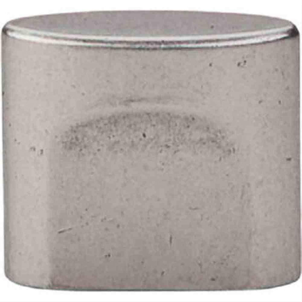 Top Knobs TK73PTA TK73 Oval Small Slot Cabinet Knob 3/4" Center to Center Pewter Antique