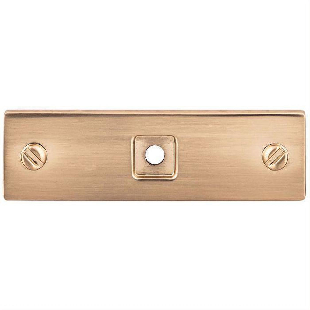 Top Knobs TK741HB TK741 Channing Backplate 3" Honey Bronze