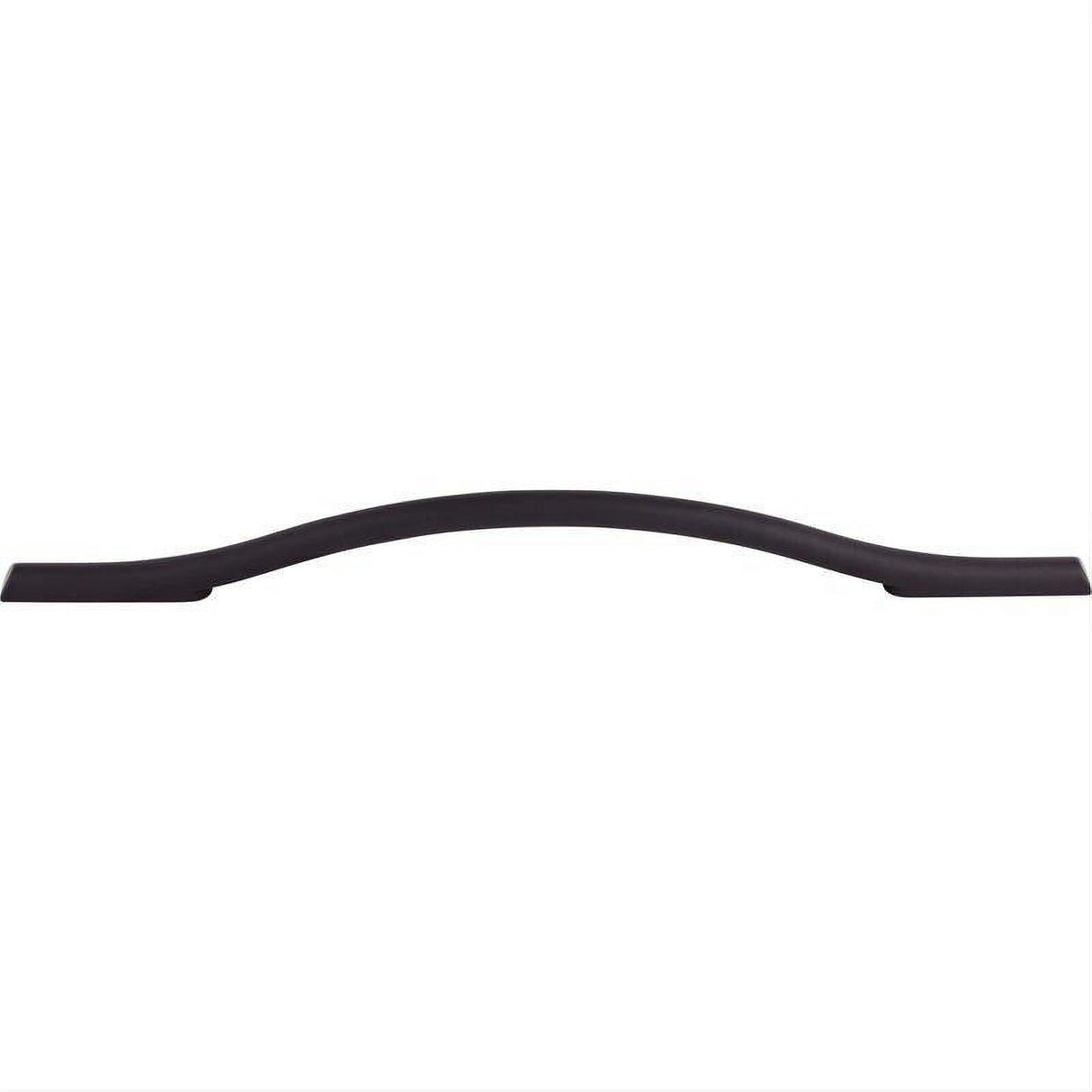 Top Knobs TK756BLK TK756 Somerdale 7 9/16" Center to Center Arched Cabinet Pull Flat Black
