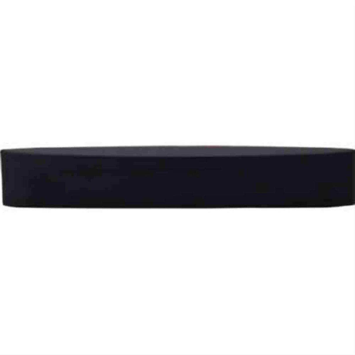 Top Knobs TK75BLK TK75 Oval Long Slot Cabinet Pull 5" Center to Center Flat Black